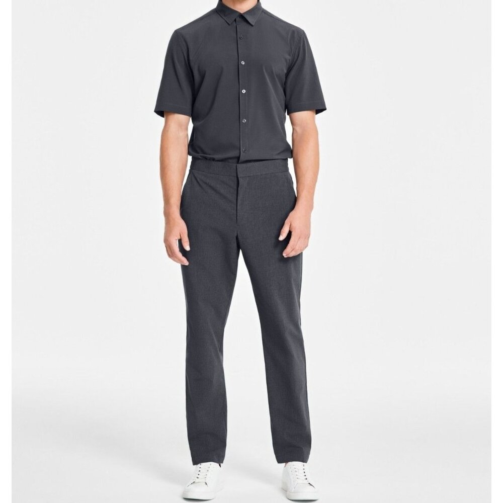 Alfani Mens Comfortable Breathable Suit Pants Ebony Grey Size 36x32 NWT - Picture 3 of 6